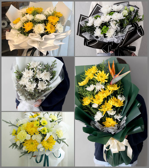 四川成都邛崃市平乐镇花楸村白事花束代送